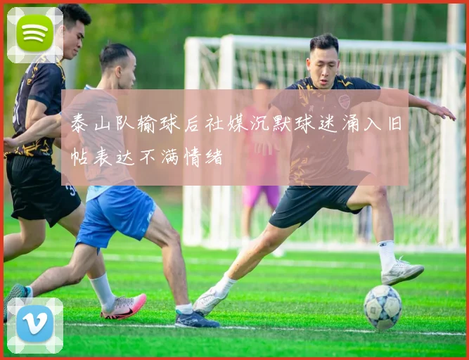 泰山队输球后社媒沉默球迷涌入旧帖表达不满情绪