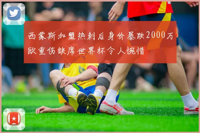 西蒙斯加盟热刺后身价暴跌2000万欧重伤缺席世界杯令人惋惜